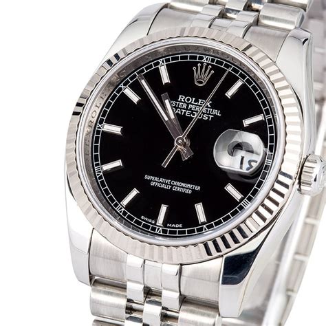 rolex datejust 116234 black dial|Rolex 116234 vs 16234.